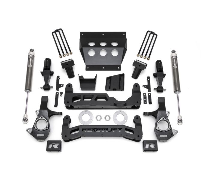 7" LIFT KIT - GM SILVERADO / SIERRA 1500 - 2014-2016.5 W/ ALUMINUM SUSPENSION WITH FALCON 1.1 MONOTUBE SHOCKS